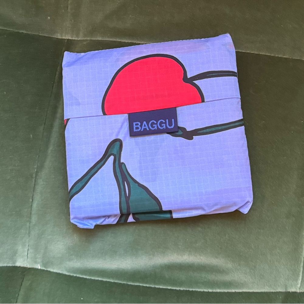 Baggu Cherry Pattern Foldable Tote, Large - image 4